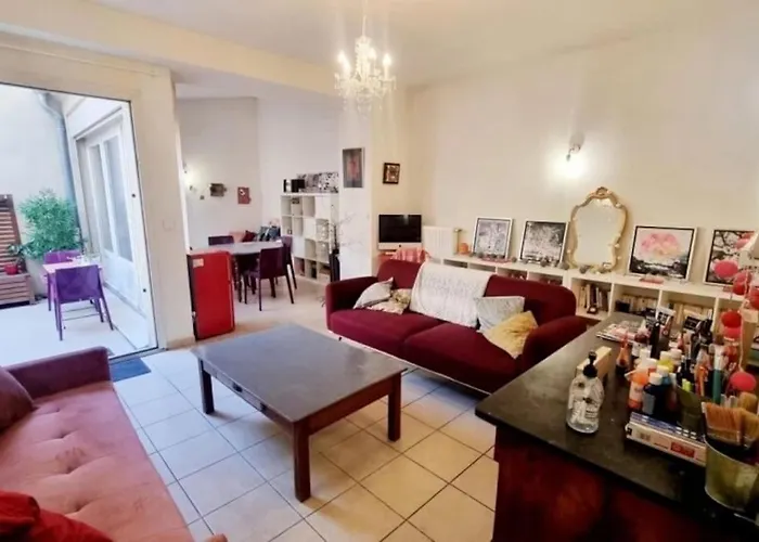 Apartment Charmant T3 Duplex Avec Patio Centre/arenes/gare *